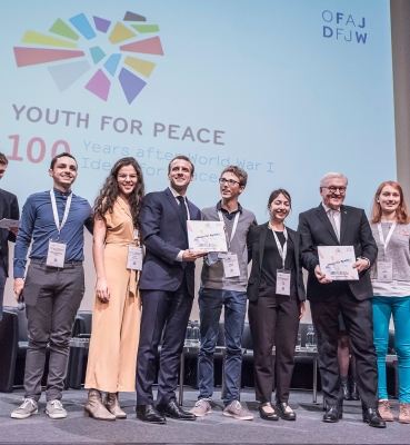 Youth for Peace – 100 Jahre Ende Erster Weltkrieg, 100 Ideen für den Frieden